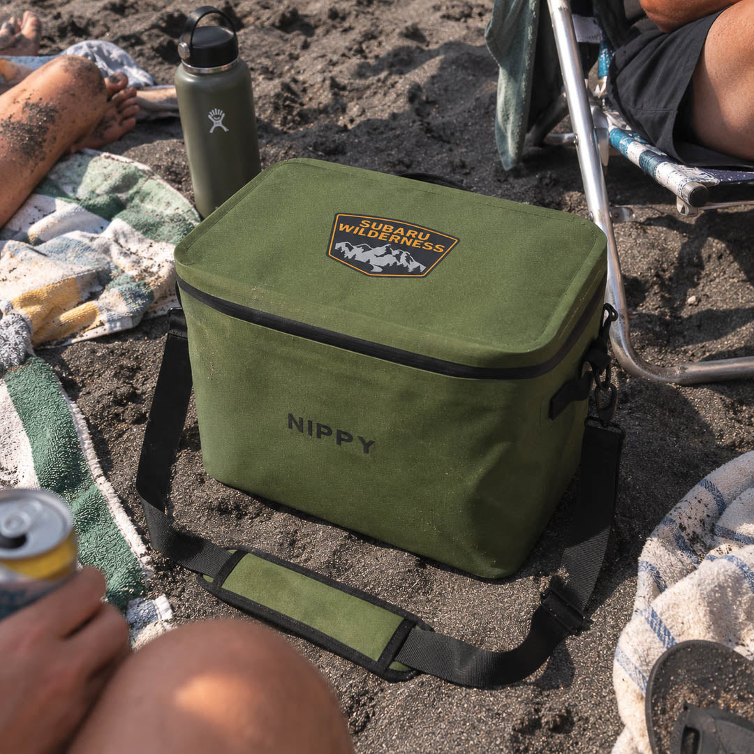 Custom branded NIPPY cooler with company logo for corporate gifts
