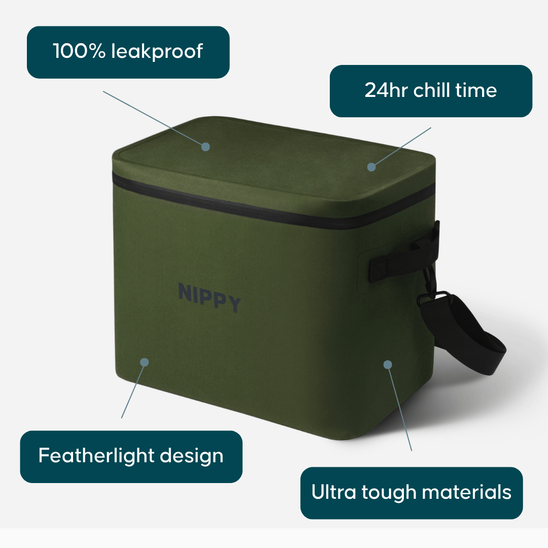 NIPPY Cooler 20L Premium Soft Cooler - Green